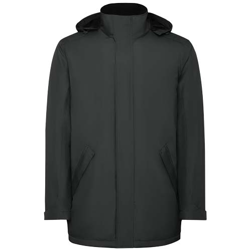 Veste parka promotionnelle matelassée imperméable homme America Plomb foncé